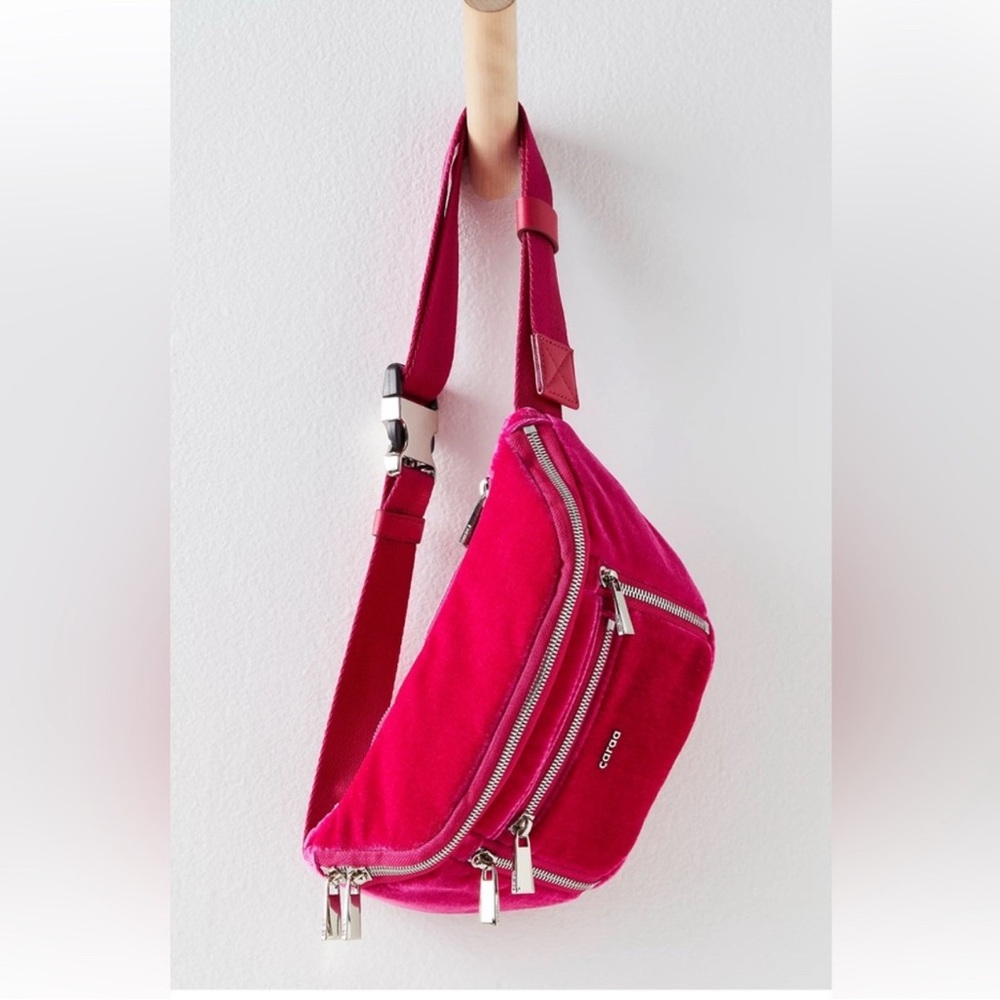 Free People Caraa Velvet Sling Bag